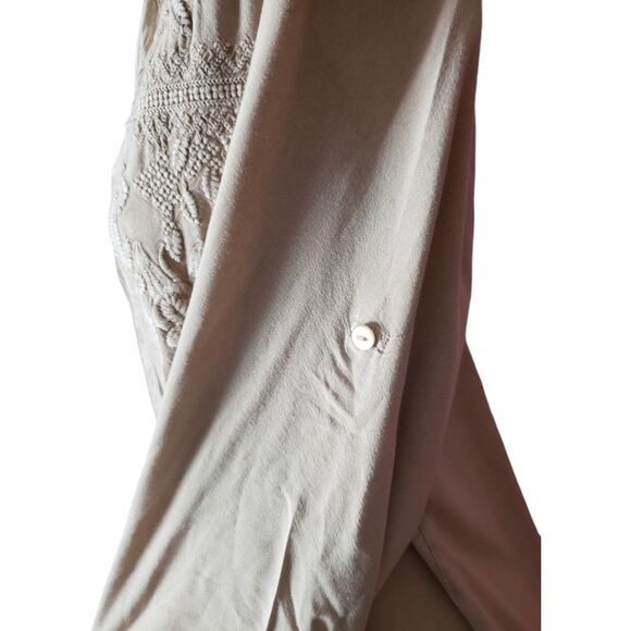 Solitaire Embroidered Button Down Shirt - Picture 9 of 14